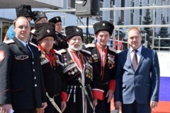 Делегация Тбилисского района приняла участие в параде Кубанского казачьего войска