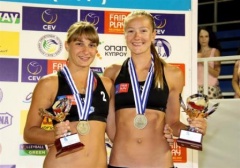 Тбилисская спортсменка Надежда Макрогузова завоевала «бронзу» первенства Европы по пляжному волейболу