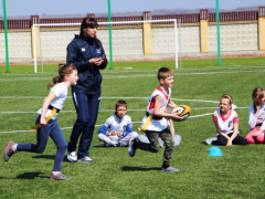 Фестиваль по тэг-регби прошел в Тбилисском районе