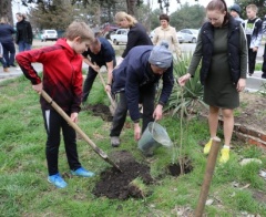 В Песчаном поселении прошла акция «Сирень 45 года»