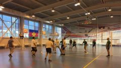 В «Олимпе» прошел товарищеский матч по волейболу