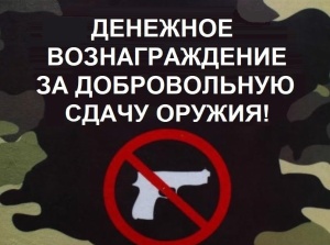 Граждане могут обратиться в полицию для добровольной сдачи оружия