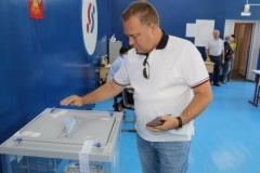 Глава Тбилисского района принял участие в голосовании