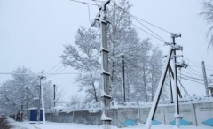 В условиях непогоды бригады Усть-Лабинских электросетей работают в особом режиме