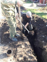 В Ловлинской меняют водопровод