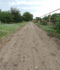 В поселке Первомайском прогрейдировали дороги