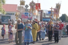 В Тбилисском районе православные христиане прошли крестным ходом в честь 1025-летия крещения Руси
