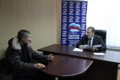 Евгений Ильин провел прием граждан