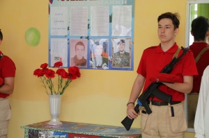 В 7 школе открыли мемориальную доску и парту Героя в честь выпускника школы Алиферова Ивана Александровича