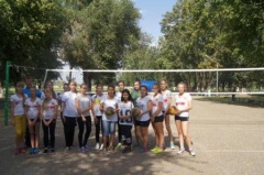 Открытый турнир по пляжному волейболу прошел в Тбилисской