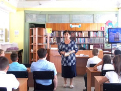 В Тбилисской центральной детской библиотеке проходят занятия лектория для детей «Школа безопасности»