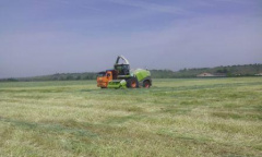 В Тбилисском районе приступили к заготовке сенажа