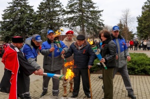 В хуторе Песчаном зажегся Вечный огонь! ⁣⁣