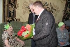 Ветеран из станицы Ловлинской отмечает юбилей 