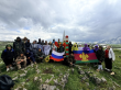 Воспитанники военно-патриотических клубов совершили поход в горы