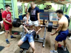 В Тбилисском поселении прошел турнир по жиму штанги лежа