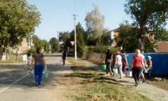 В хуторе Северин прошел субботник