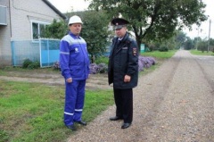 Энергетики провели рейд по выявлению энерговоров в станице Тбилисская