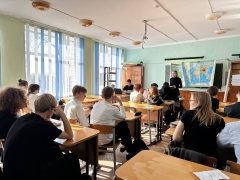 Школьники Тбилисского района приняли участие в «Избирательном марафоне»