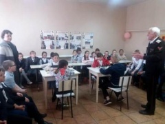 Геймановские школьники посетили казачий штаб