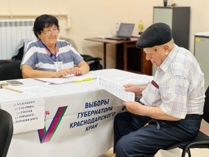 Участник Великой Отечественной войны Алексей Григорьевич Демьяновский принял участие в выборах