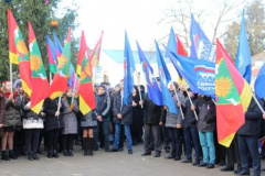 В День Конституции тбилисцы исполнили гимн Российской Федерации