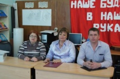 В школе Марьинского сельского поселения прошел открытый урок в рамках проведения Дня молодого избирателя