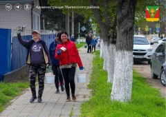 Продолжаем наводить порядки на улицах нашего красивого весеннего района. 