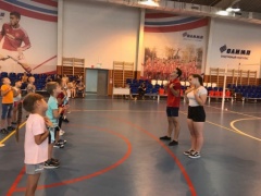 «Зарядку с чемпионом» провели для учащихся пятой школы