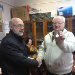 Сотрудник архивного отдела администрации МО Тбилисский район Юрий Николаевич Еремин награжден Почетной медалью «75 лет освобождения Кубани»