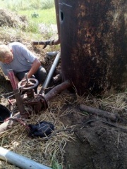 В Ловлинской по улице Горького улучшают водоснабжение
