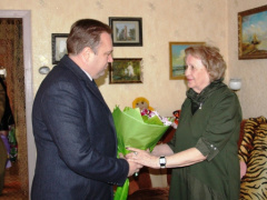 В Тбилисском районе блокадников поздравили с 75-летием снятия блокады Ленинграда