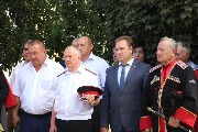 15 сентября 2018 года в Тбилисском районе прошли мероприятия, посвященные 189-ой годовщине со дня гибели казаков под командованием сотника Андрея Гречишкина