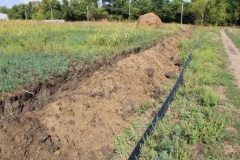 На улице Свободной в хуторе Северин продолжается строительство водопровода