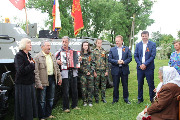 7 мая 2016 года глава Тбилисского района Евгений Ильин отправился поздравлять ветеранов Великой Отечественной войны в Нововладимировское сельское поселение. 