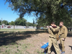 В Тбилисском районе прошел муниципальный этап слета «К защите Родины готов»