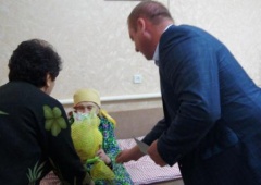 Жительница Тбилисского района отмечает 90-летие