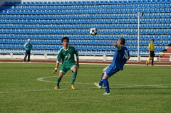 Команда Тбилисского района «Пищевик» уступила сборной Белореченска в очередном матче первенства края по футболу