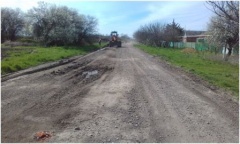 В Ловлинской прогрейдировали 1,5 км дороги 