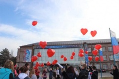 Флешмоб «Я с тобой» прошел в Тбилисском районе