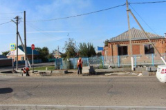 В Тбилисской идет ремонт дороги на улице Красной