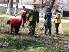 В Ловлинской прошел субботник
