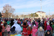 17 февраля 2018 года в Тбилисской на площади районного Дома культуры с размахом отметили Масленицу