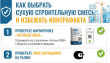 Памятка о признаках контрафактной продукции строительных смесей и кабелей