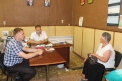 Глава района провел прием граждан в станице Алексее-Тенгинской