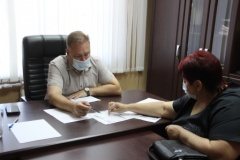 Глава района провел прием граждан