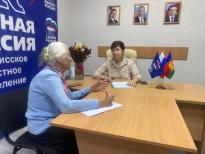 Руководитель Тбилисской общественной приемной Партии Елена Самойленко провела прием граждан