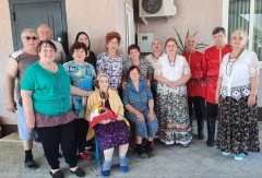 Жительница Тбилисского района отмечает 90-летний юбилей