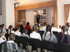 В пятой школе прошел школьный этап конкурса юных чтецов «Живая классика»