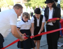 В Тбилисском районе открыли школу после капремонта